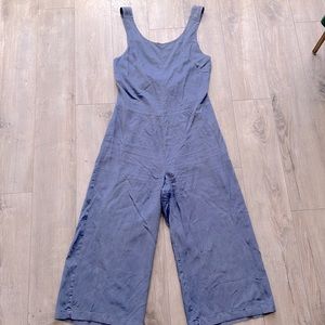 Cloth & Stone wide-leg capri style jumpsuit/overalls